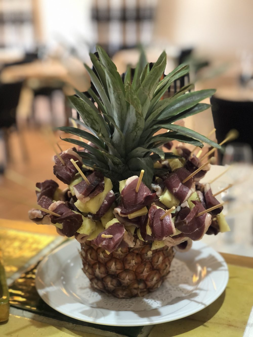 Brochette ananas traiteur