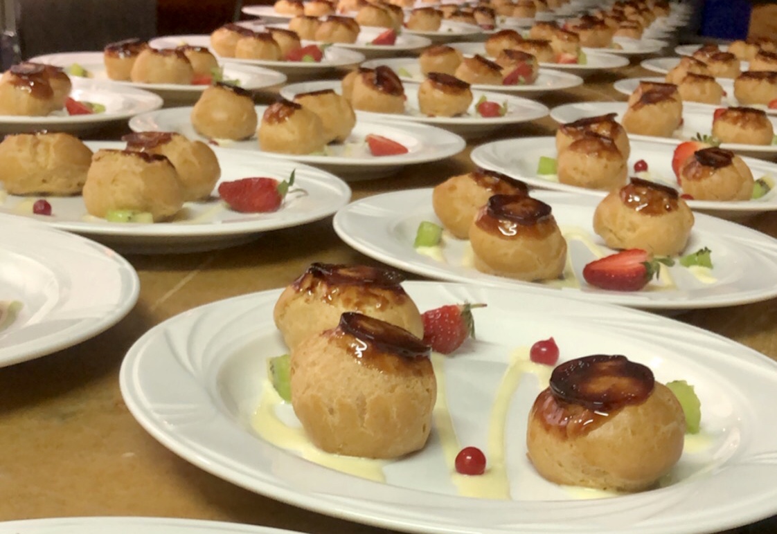 Assiette dessert traiteur