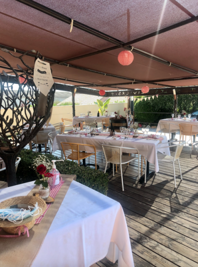 Terrasse restaurant traiteur